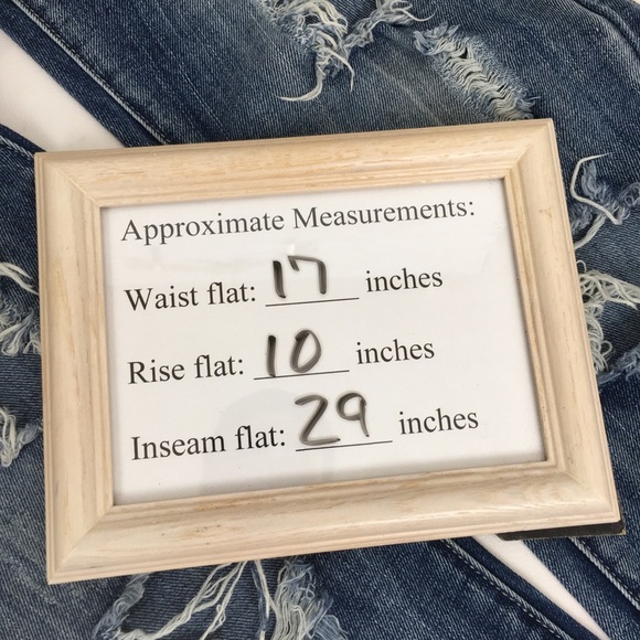 Ween Charm Men’s Distressed Jeans Ripped Blue Denim Size 34 Straight Leg - Picture 12 of 12